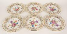 SET OF BAVARIAN DESSERT PLATES