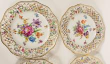 SET OF BAVARIAN DESSERT PLATES