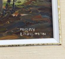 MARY LAMPMAN OIL PAINTING