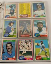 2 BINDERS OF 1960'S-1990'S BASEBALL CARDS