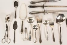 LARGE SET OF COMMUNITY PLATE FLATWARE