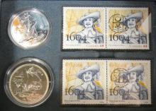 2 CANADIAN COIN & STAMP SETS