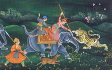 TRADITIONAL INDIAN/MOGUL SCHOOL PAINTING