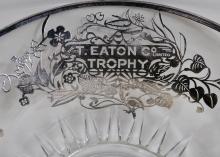 T. EATON'S SILVER OVERLAY BOWL