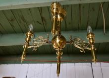 BRASS HANGING LIGHT