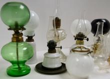 MINIATURE OIL LAMPS, ETC.