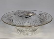 T. EATON'S SILVER OVERLAY BOWL