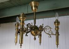 BRASS HANGING LIGHT