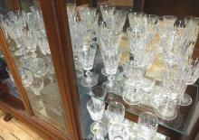 WATERFORD "LISMORE" CRYSTAL STEMWARE SERVICE