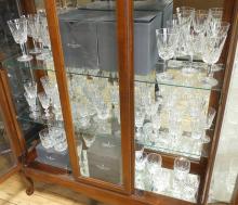 WATERFORD "LISMORE" CRYSTAL STEMWARE SERVICE