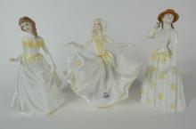 3 DOULTON FIGURINES