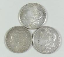 3 U.S. SILVER DOLLARS