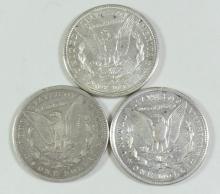 3 U.S. SILVER DOLLARS