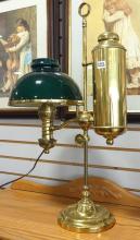 ADJUSTABLE BRASS DESK LAMP