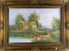 IMPRESSIVE FRAMED OIL