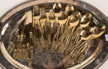 THAI NICKEL-BRONZE FLATWARE