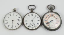 3 ANTIQUE POCKET WATCHES