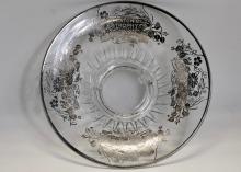 T. EATON'S SILVER OVERLAY BOWL