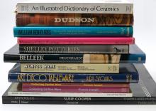 BOOKS POTTERY AND CERAMICS