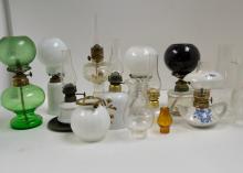 MINIATURE OIL LAMPS, ETC.
