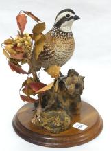 "QUAIL" FOLK ART CARVING