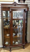 LEAD GLASS DISPLAY CABINET