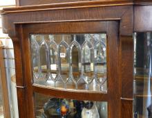 LEAD GLASS DISPLAY CABINET