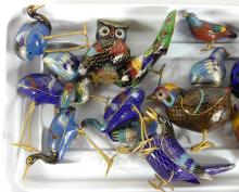 CHINESE CLOISONNE BIRDS