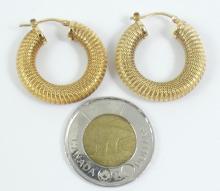 ITALIAN GOLD EARRINGS