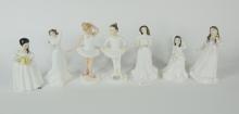 7 DOULTON FIGURINES