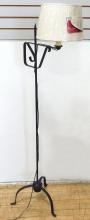 ADJUSTABLE WROUGHT IRON FLOOR LAMP