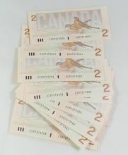 UNCIRCULATED CANADIAN CURRENCY