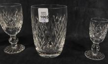 FIVE PIECES OF WATERFORD STEMWARE