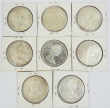 8 CANADIAN SILVER DOLLARS