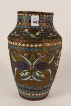 RUSSIAN ENAMEL VASE