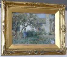 NATHANIEL HUGES J. BAIRD WATERCOLOUR