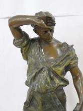 19TH CENTURY FRENCH SPELTER SCULPTURE
