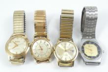 4 MEN'S WRISTWATCHES