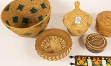 INDIGENOUS BASKETS AND BRACELETS