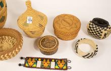 INDIGENOUS BASKETS AND BRACELETS