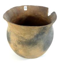 EARLY TERRACOTTA STORAGE VESSEL