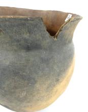 EARLY TERRACOTTA STORAGE VESSEL