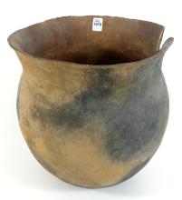 EARLY TERRACOTTA STORAGE VESSEL