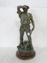 19TH CENTURY FRENCH SPELTER SCULPTURE