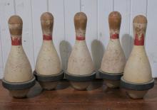 VINTAGE BOWLING PINS