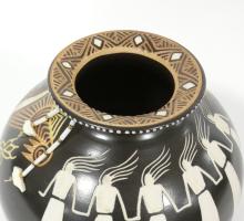 STEVE SMITH "TALKING EARTH" POTTERY VASE