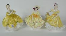 3 DOULTON FIGURINES