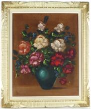 TWO STILL LIFE OIL PAINTINGS