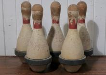 VINTAGE BOWLING PINS