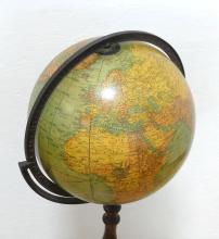 VINTAGE PEDESTAL GLOBE